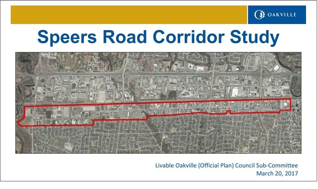 Speers Road Corridor Aerial View