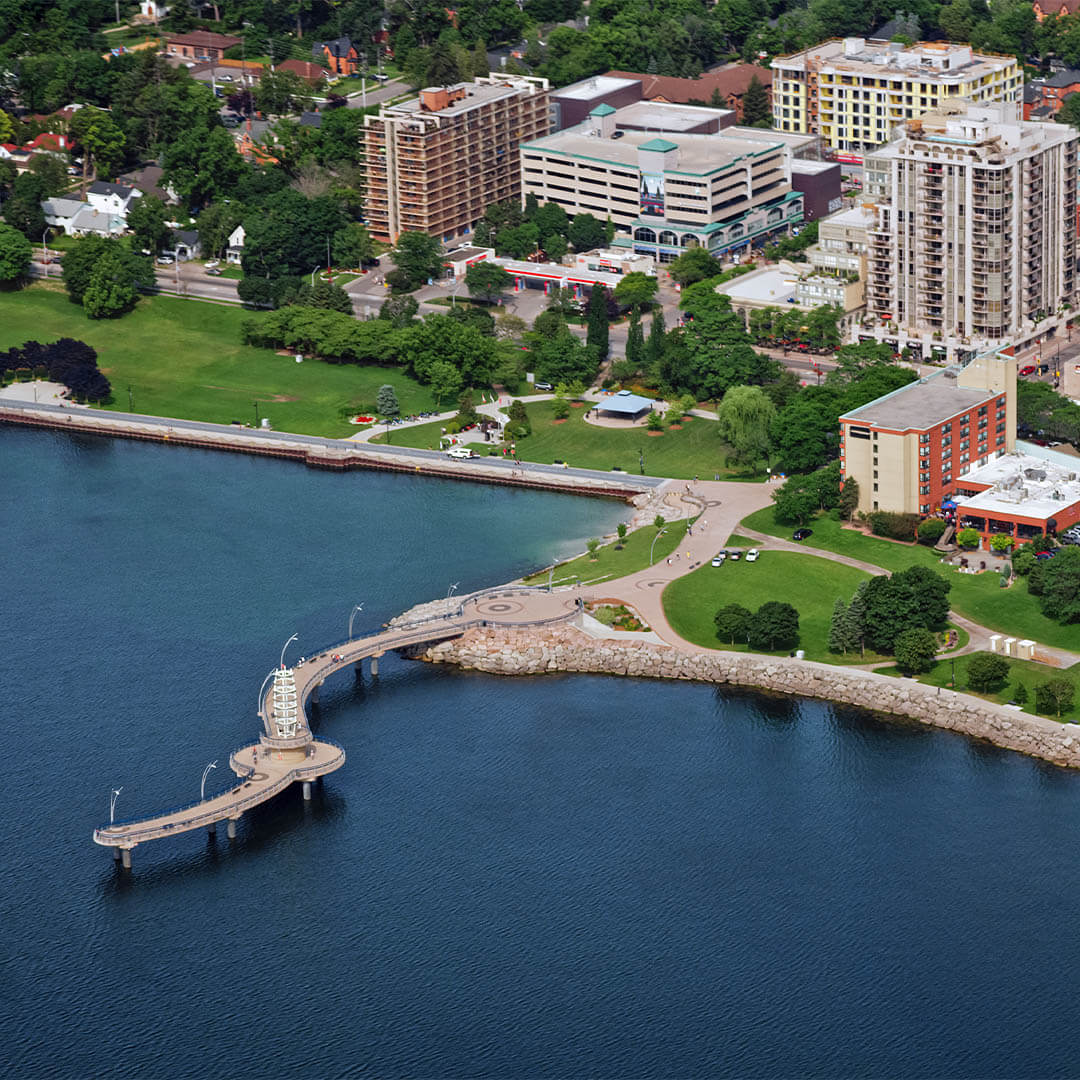 Downtown Burlington Aerial