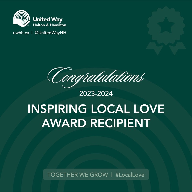 Inspiring Local Love Award Recipient